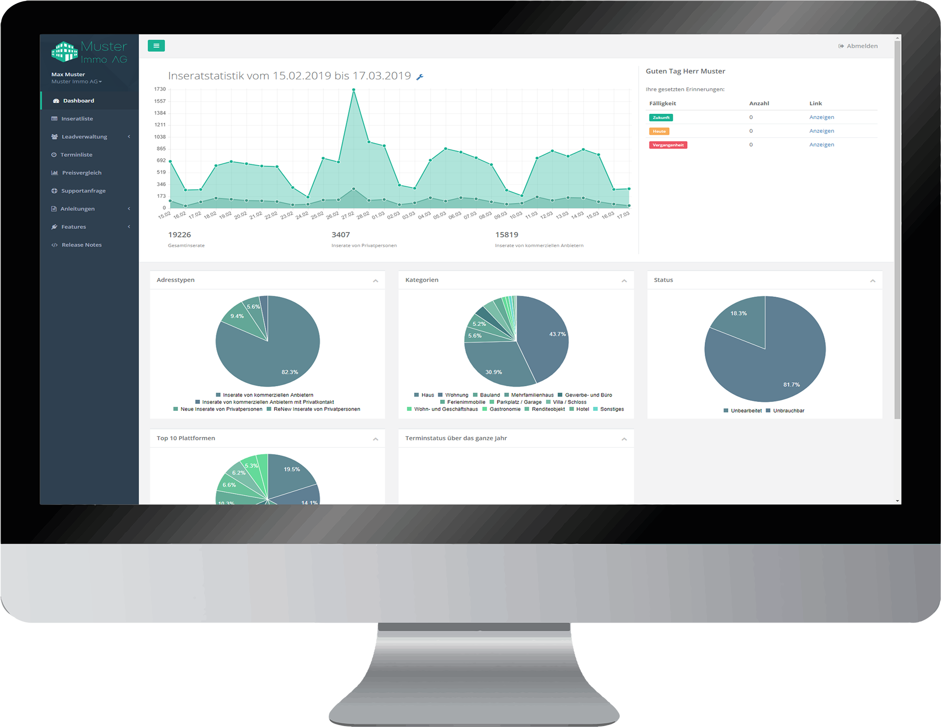 reAccess - Immobilien Lead-Generator und Marktanalyse Tool